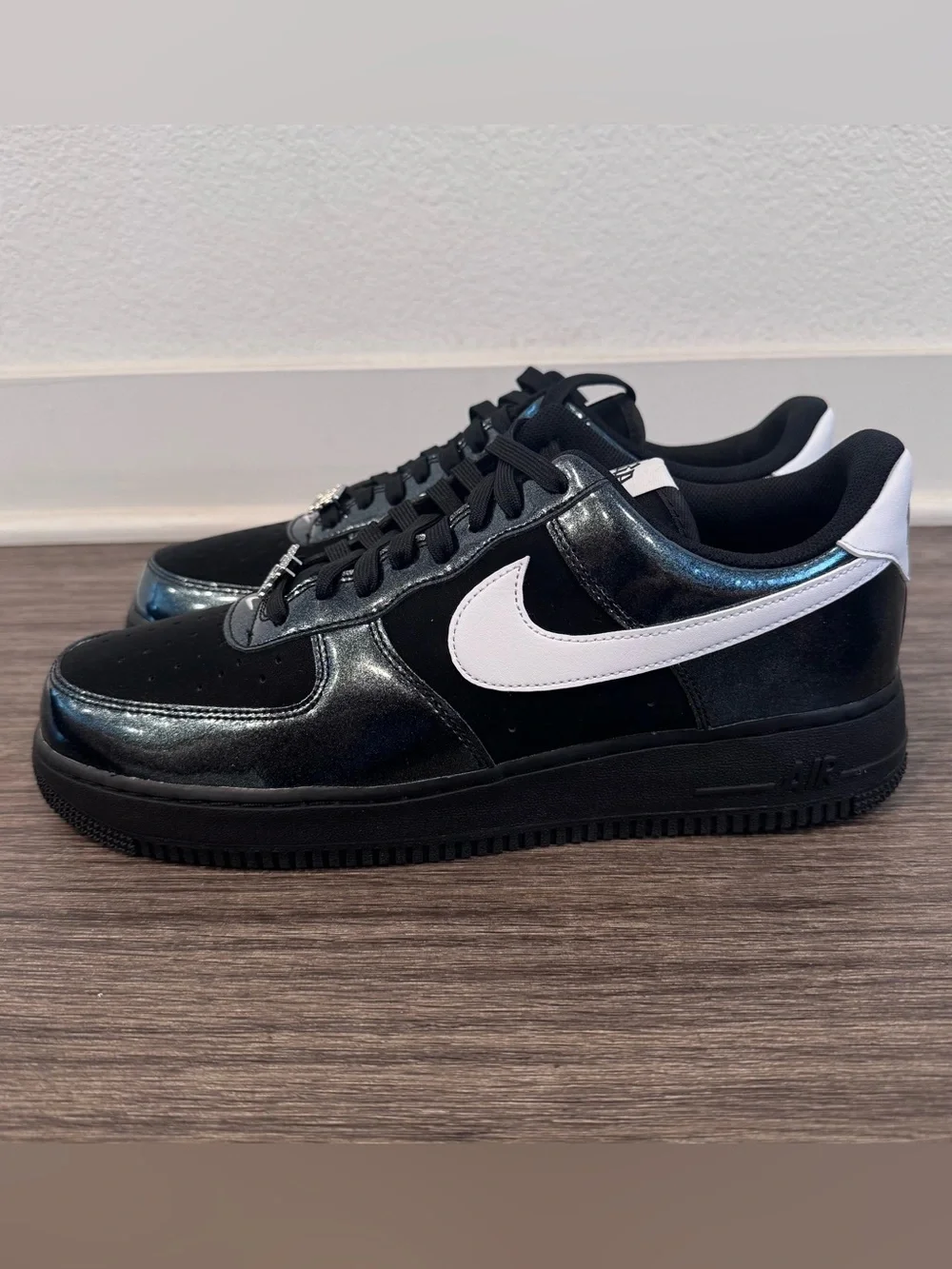 Nike Air Force 1 Low '07 LV8 Glam Rock Black White  [IB6843-001] Sz 11